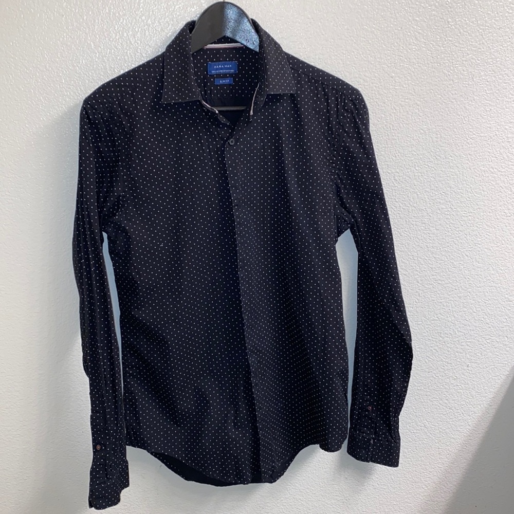 Worn Button Up shirt.